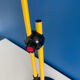 Colored metal articulated lamp 80s 90s