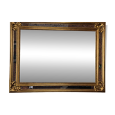 Grand miroir d’exception à parcloses Deknudt – Style Hollywood Regency (198