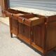 Art Deco sideboard in walnut with a marble top
