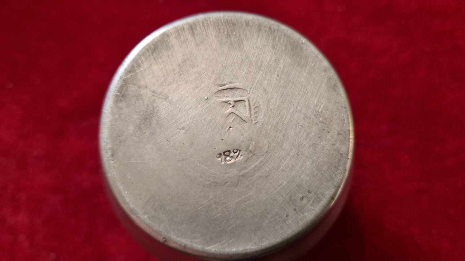 Earthenware and pewter coffee service