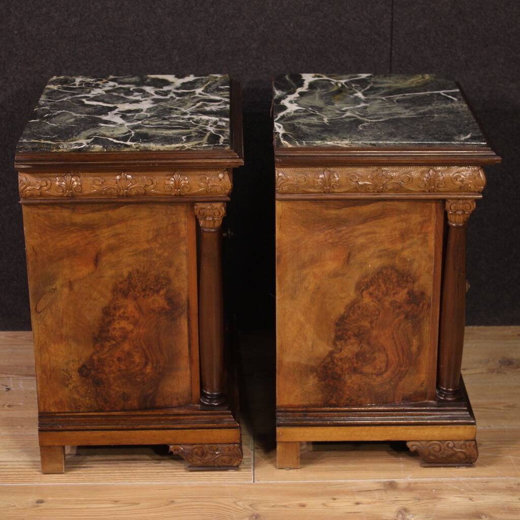 paire de tables de chevet italiennes des années 60