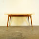 Height-adjustable coffee table, maple, beech, vintage from the 50s