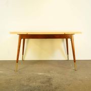 Table basse réglable en hauteur, érable, hêtre, vintage des années 50