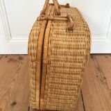 Large rattan suitcase 48 cm x 35 cm