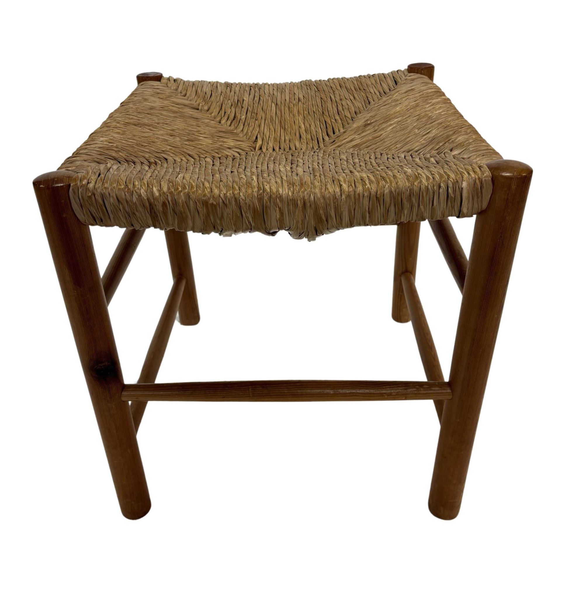 Vintage Dordogne Stool for Robert Sentou, 1970