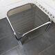 Chrome metal coffee table with smoked glass top from the 70s