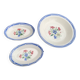 Lot composed of a deep dish and two small serving dishes, Elorn, digoin and sarreguemines model