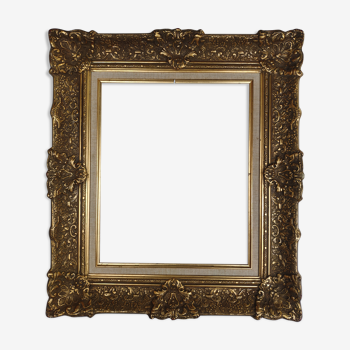 Gilded carved wooden frame eighteenth style