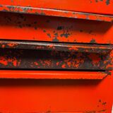 Tool box - workshop maid - vintage orange