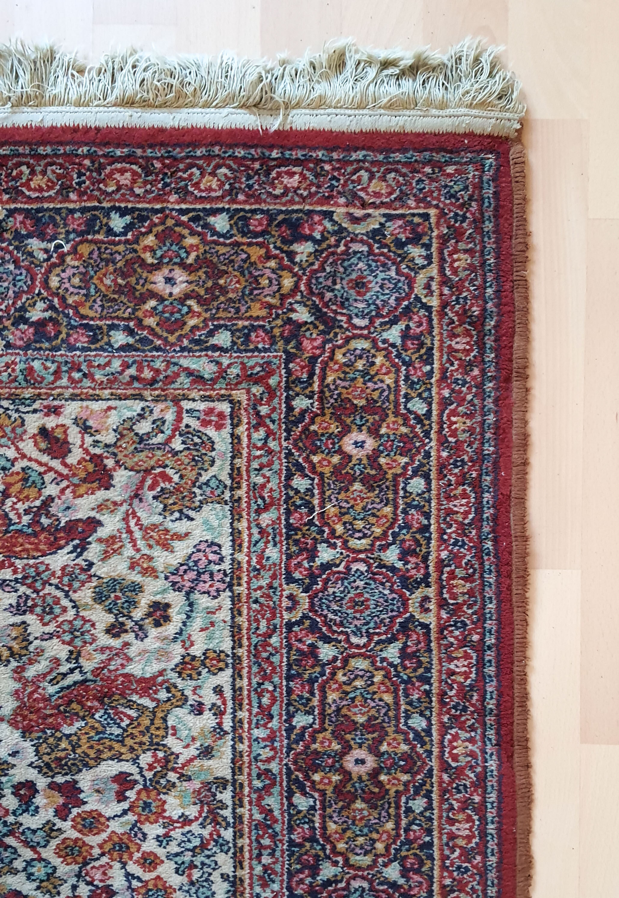 Handmade wool carpet Persian 206 cm