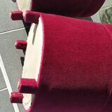 Pair of vintage pouf