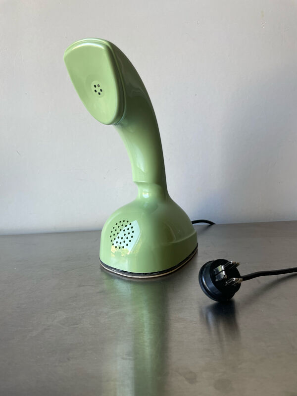 Téléphone analogique rotatif Ericsson monobloc des années 1950