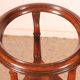 18th century mahogany barber's or pocket emptier