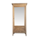 Antique mirrored wardrobe in pitch pine (renovated)