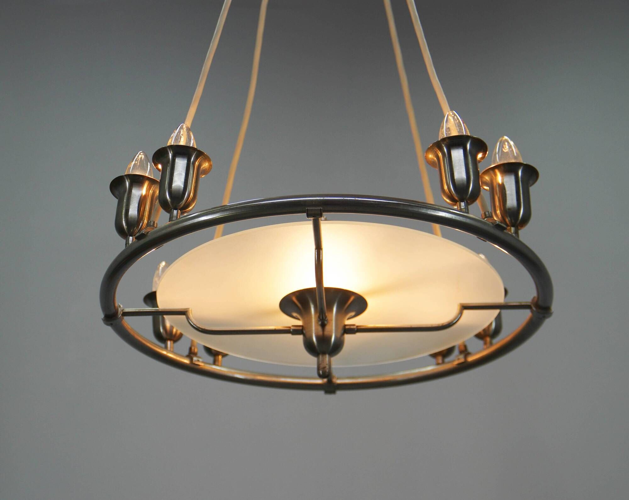 Art Deco Chandelier by Franta Anýž for IAS, Czechoslovakia, 1930s