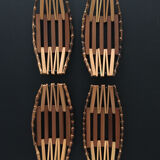 Set of 4 storage compartments