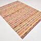 Vintage Striped Pattern Multicolor Kilim Rug, 183x239Cm