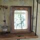 Vintage mirror with marquetry by cabinetmaker Paul Aumoine