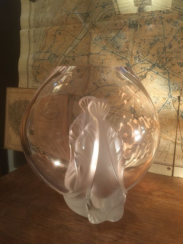 Vase Garance en cristal de Lalique