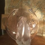 Garance vase in Lalique crystal