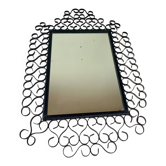 Miroir en fer forgé Chaty Vallauris
