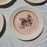 9 assiettes plates en porcelaine villeroy et boch modele 1584 25 cm