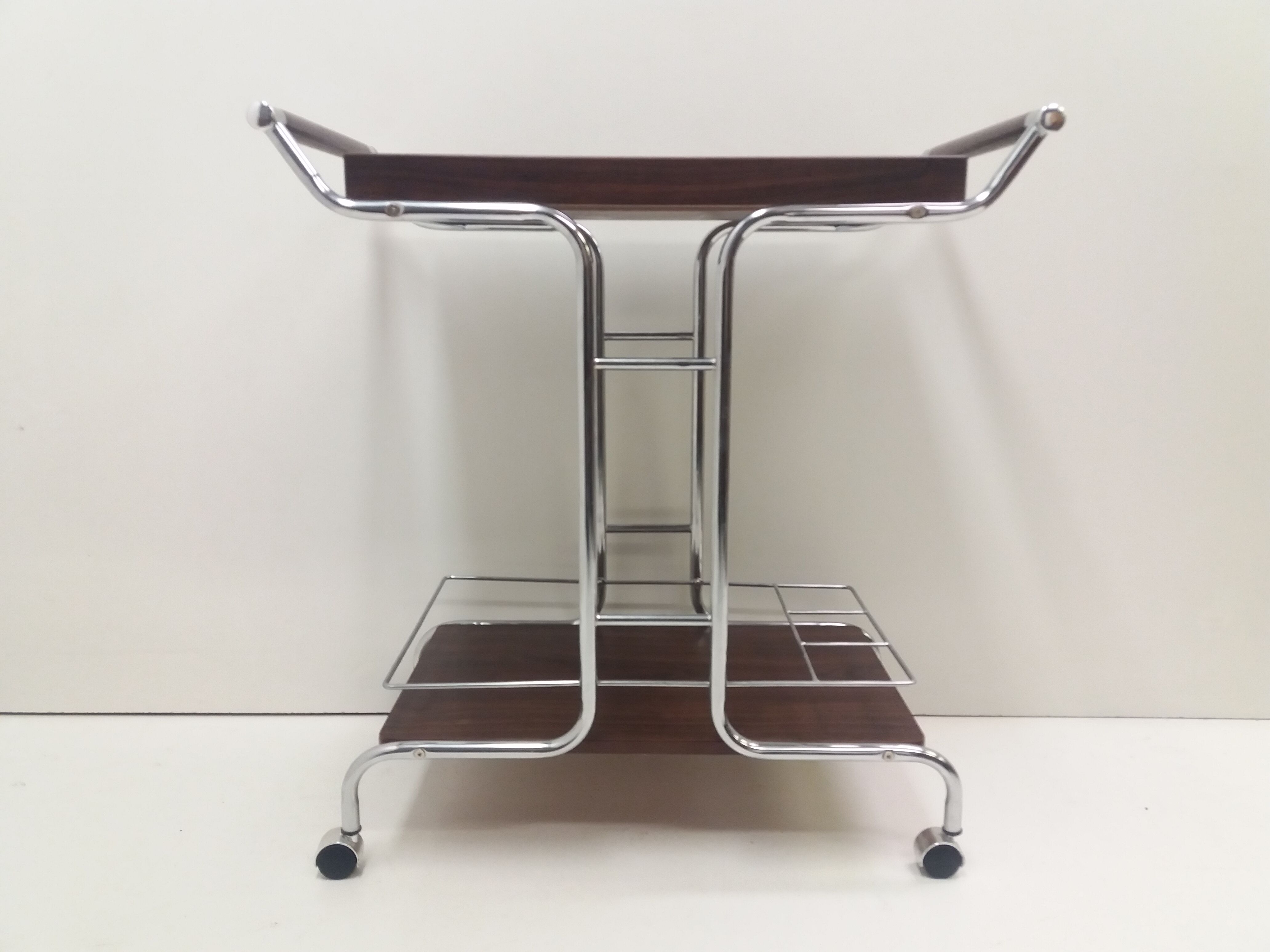 1980 Serving metal table, Czechoslovakia