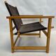 Vintage Safari Chair 1980s Hyllinge Møbler Denmark