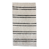 Tapis artisanal - 65 x 120 cm - Tissé main coton recyclé