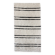 Handmade rug - 65 x 120 cm - Hand-woven from recycled cotton