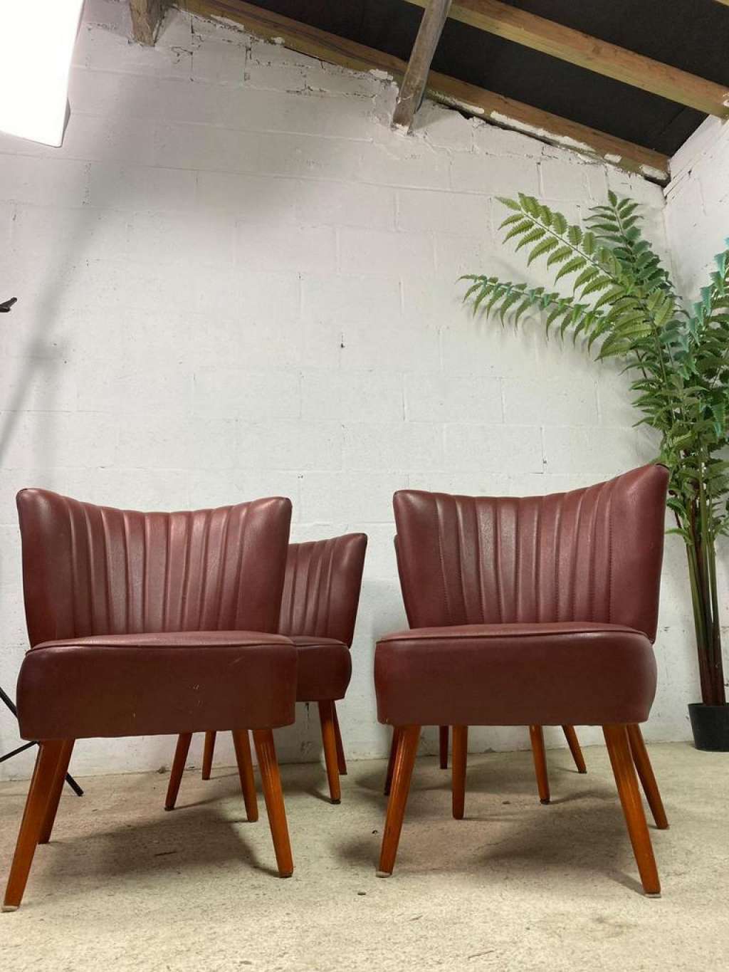 Vintage cocktail chair armchair single-seater