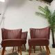 Vintage cocktail chair armchair single-seater