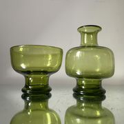 Pair of 1960’s danish glass by Per Lutken