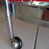 70s design chrome bar trolley