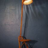 Rattan floor lamp 1950