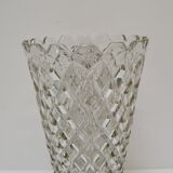 Mid-century Glass Vase,by Glasswork Novy Bor,1960's.