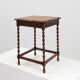 Table d'appoint ancienne en chêne français, vers 1900