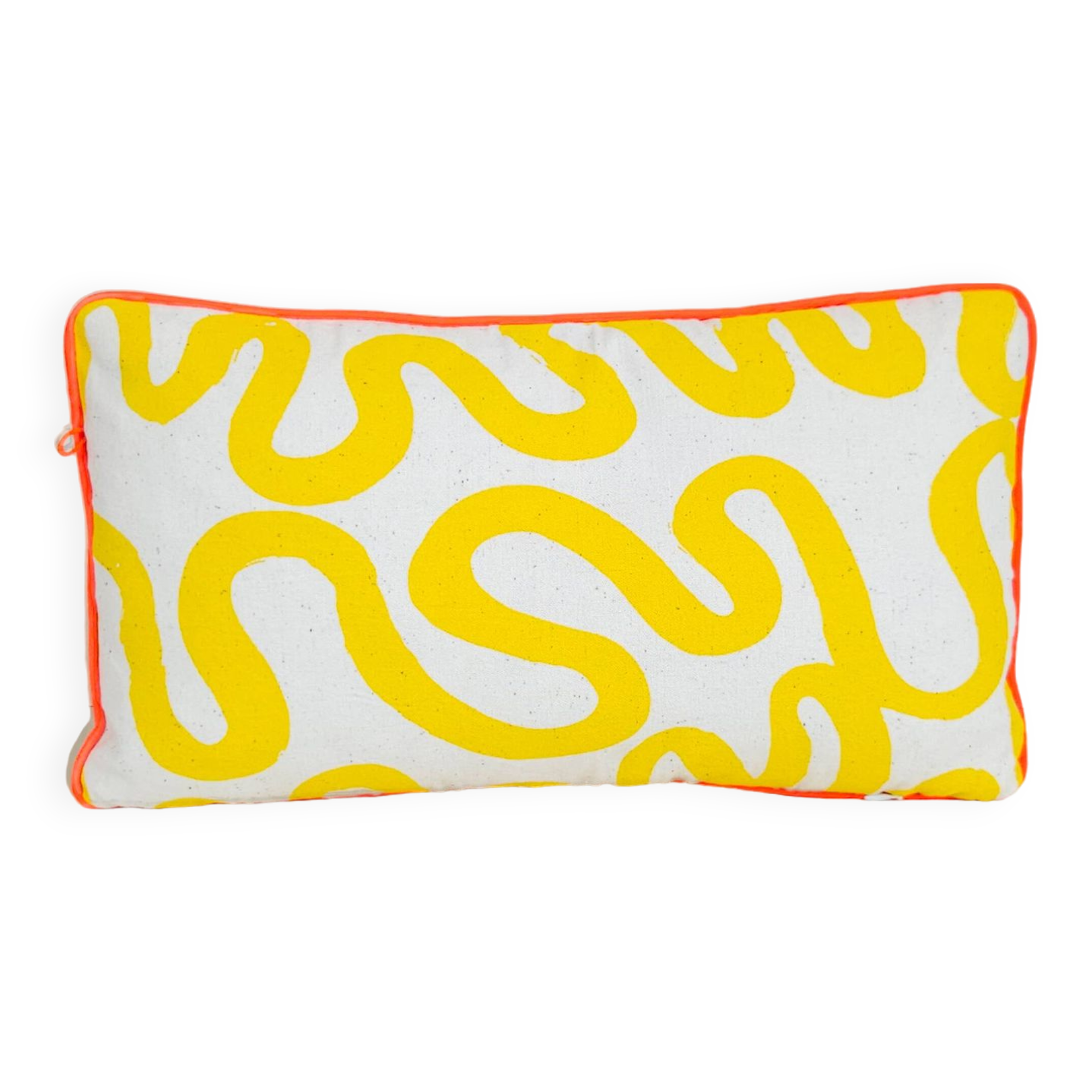 Coussin sérigraphié à la main