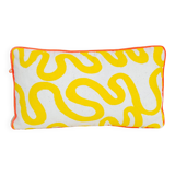 Coussin sérigraphié à la main