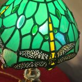 Lampe Art Nouveau en bronze, style Rocaille