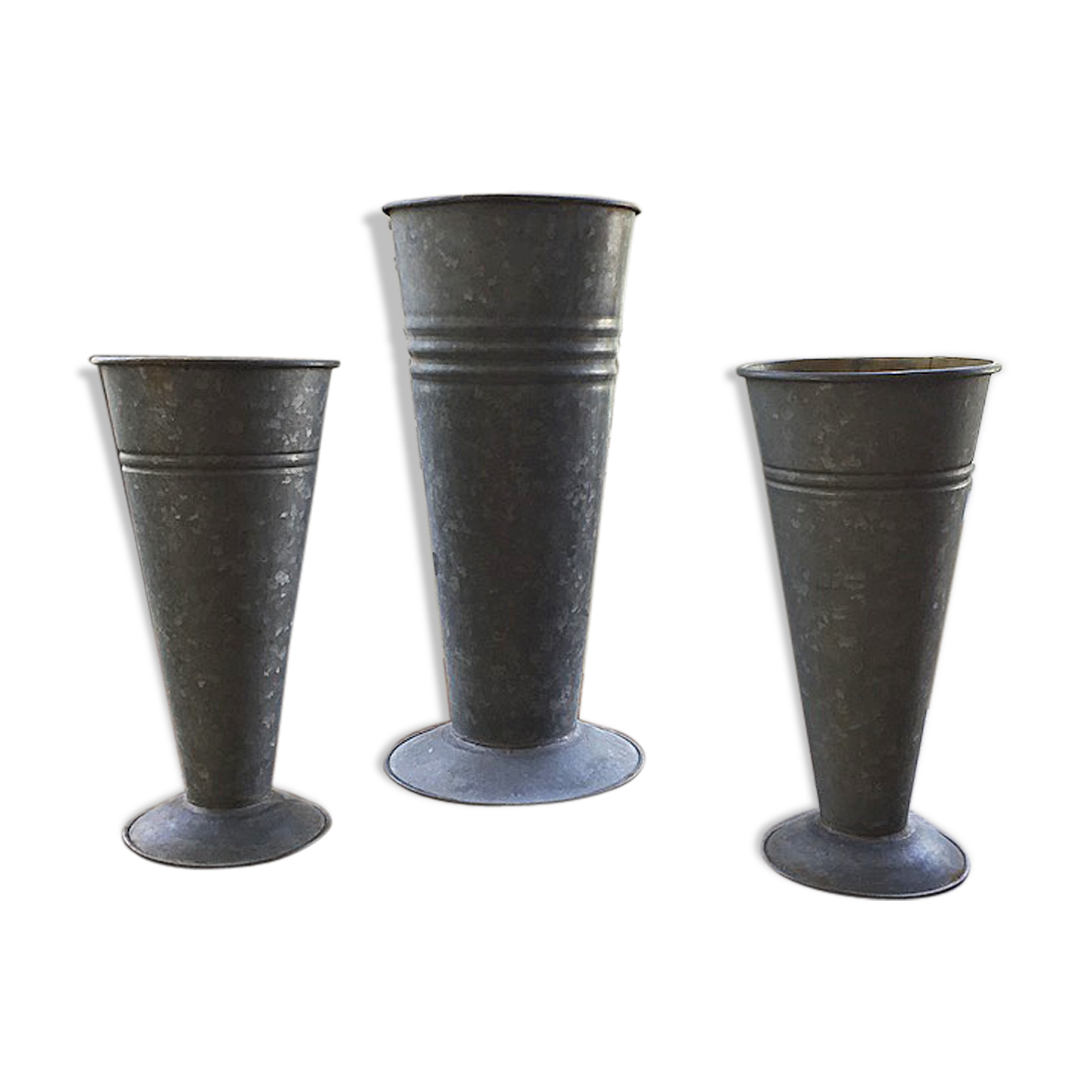 Series 3 vases florists zinc