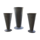 Série 3 vases fleuristes zinc