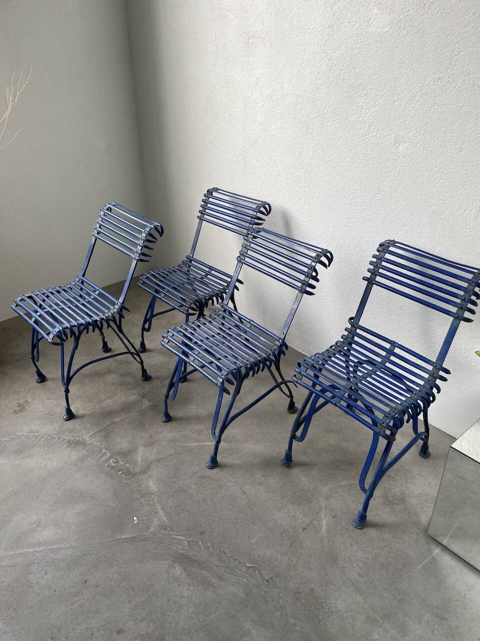 Series of 4 Arras chairs 1900