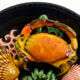 Assiette Barbotine Bord de mer