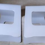 Set of 2 stool / side table "Benjamin" by Lisa Norinder