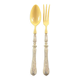Salad service silver handles Regency decoration with cherub heads