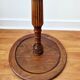 Small tripod wooden table with a vintage round top -