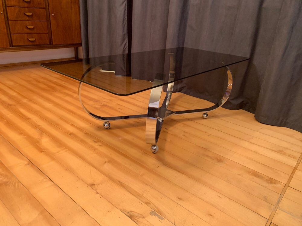 Mobile coffee table, Italy, 1970s