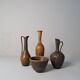 Collection of 4 Ceramic Vases by Gunnar Nylund Rörstrand Sweden, 1950s