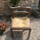 Four straw chairs